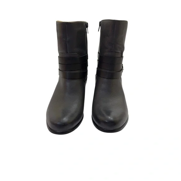 Naturalizer “Katrina” Dark Grey Ankle Boots Women’s Size 11M – Buckle Strap - Picture 6 of 16